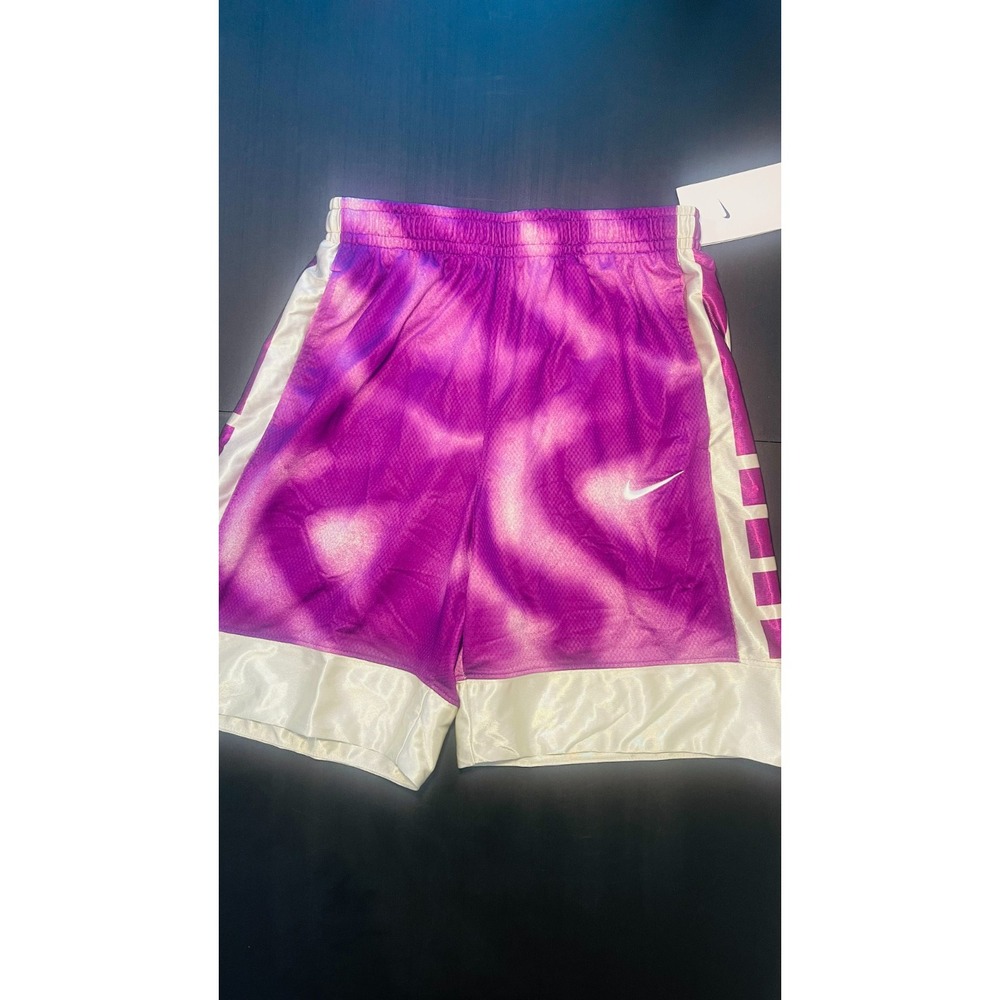 New Nike basketball shorts purple and gray YL